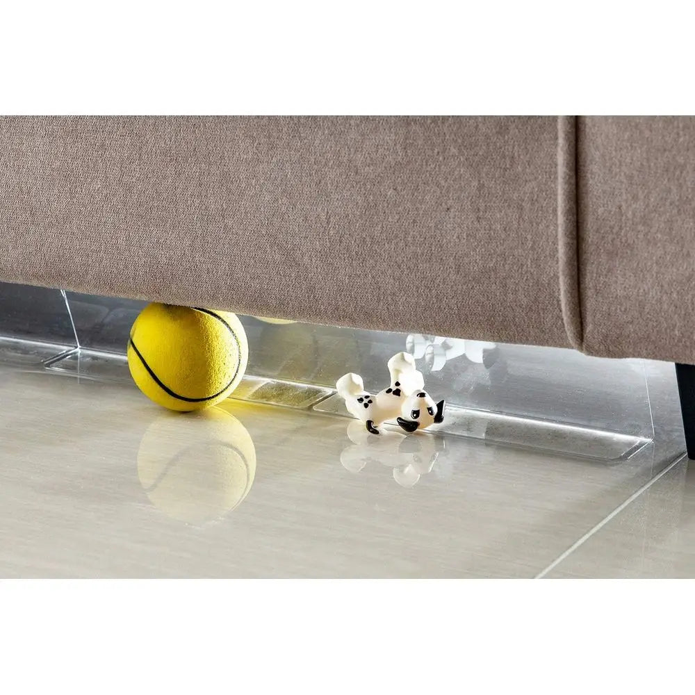 Clear Under Sofa Blockers – Stop Toys Rolling Under Furniture