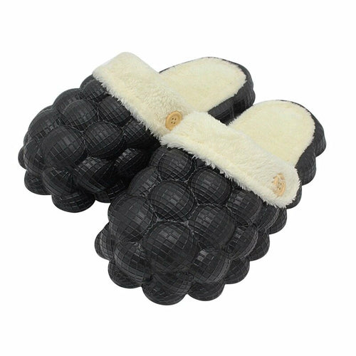 Non-slip Warm Cotton Bubble Slides for Home | Holiday Gifts | Mom Essentials