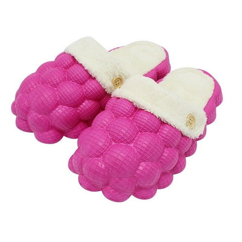 Non-slip Warm Cotton Bubble Slides for Home | Holiday Gifts | Mom Essentials